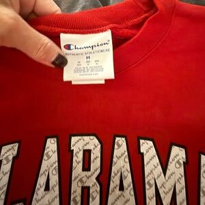 Champion Alabama Crimson Red Men's crew neck sweatshirt M